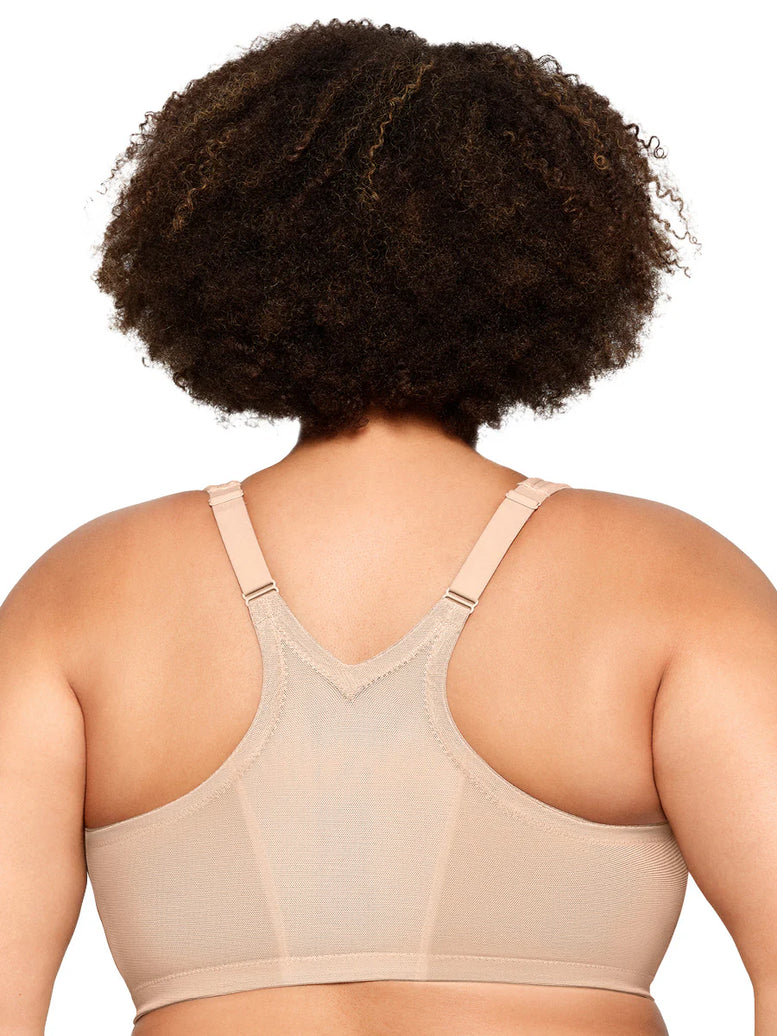 Glamorise 1206 Front opener T-Back Wireless Bra