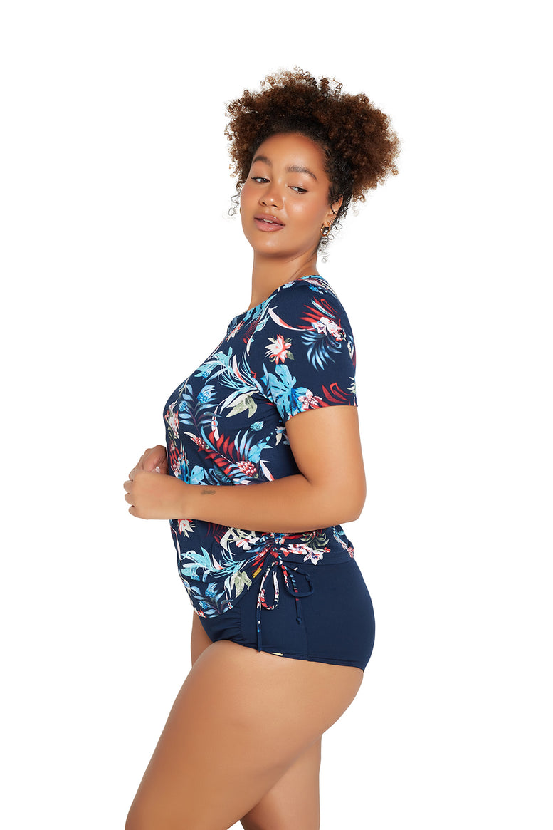 Genevieve Mastectomy Rash Shirt Swimmer