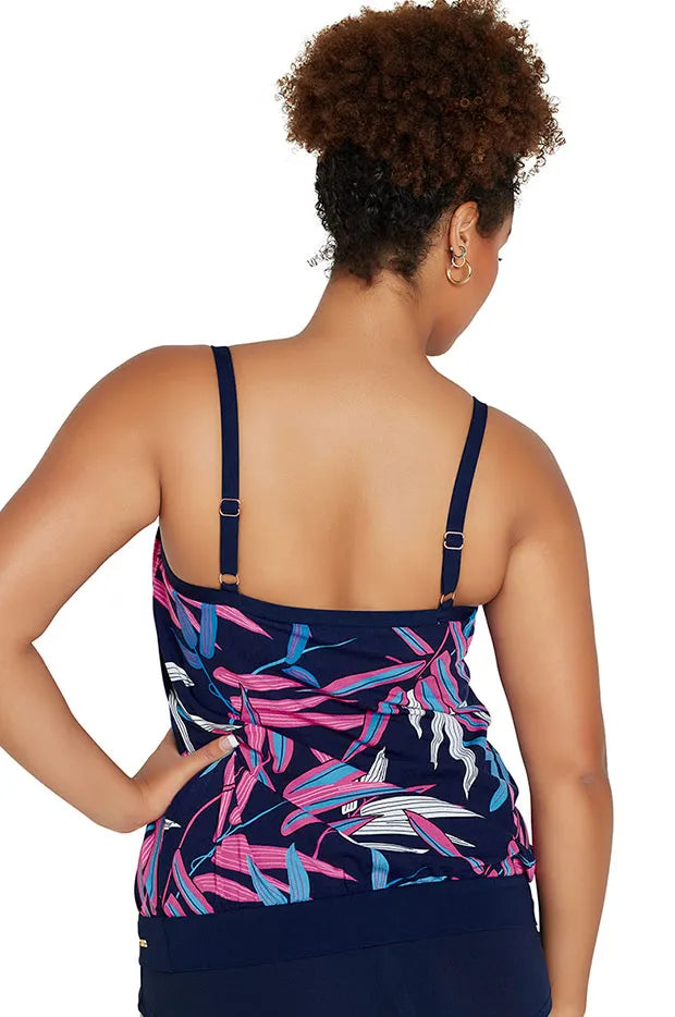 Genevieve Mastectomy Blouson Tankini Swimmer