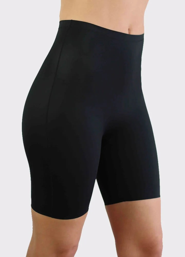 La Sculpte SH1601 Microfiber Seamless Mid Thigh Shorts