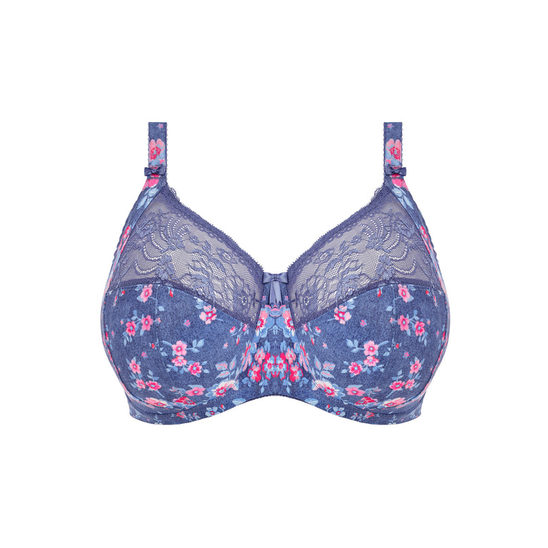 Elomi Morgan Denim Floral Bra