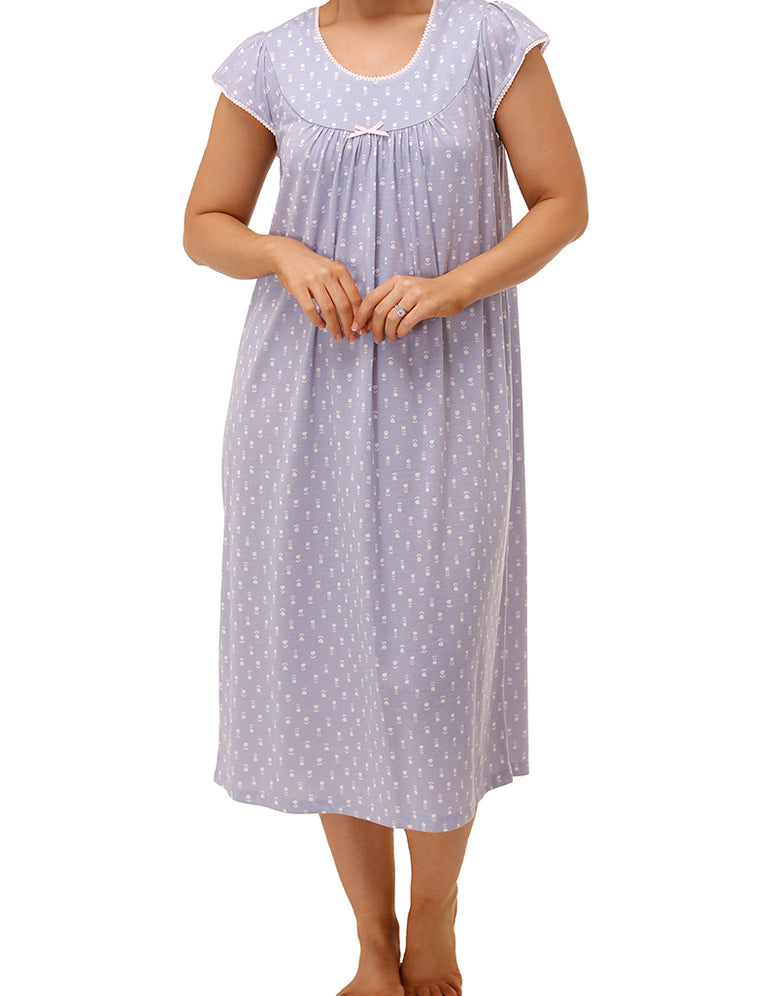 Schrank Style SK303T Tulips Cotton Nightie