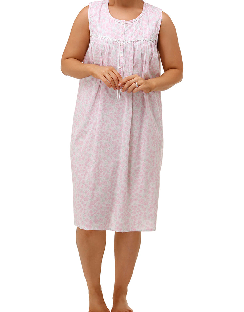 Schrank Style SK800F Cotton Floral Nightie