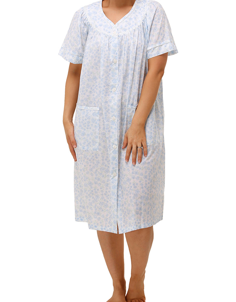 Schrank Style SK912F Cotton Floral Brunch Coat