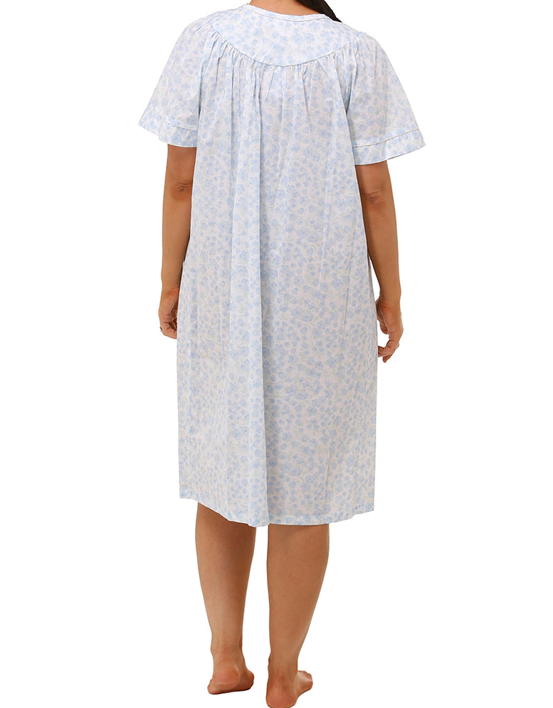 Schrank Style SK912F Cotton Floral Brunch Coat