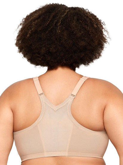 Glamorise 1206 Front opener T-Back Wireless Bra