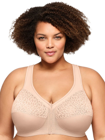 Glamorise 1206 Front opener T-Back Wireless Bra