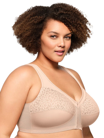 Glamorise 1206 Front opener T-Back Wireless Bra